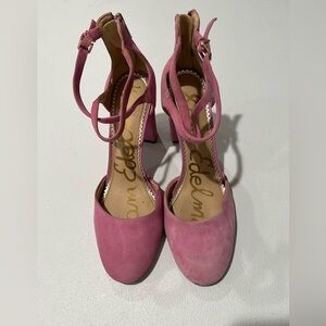 Sam Edelman suede lavender heels, size 9